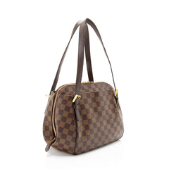 Louis Vuitton Vintage Damier Ebene Belem MM Shoulder Bag