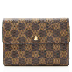 Louis Vuitton Vintage Damier Ebene Porte Tresor Etui Papiers Wallet