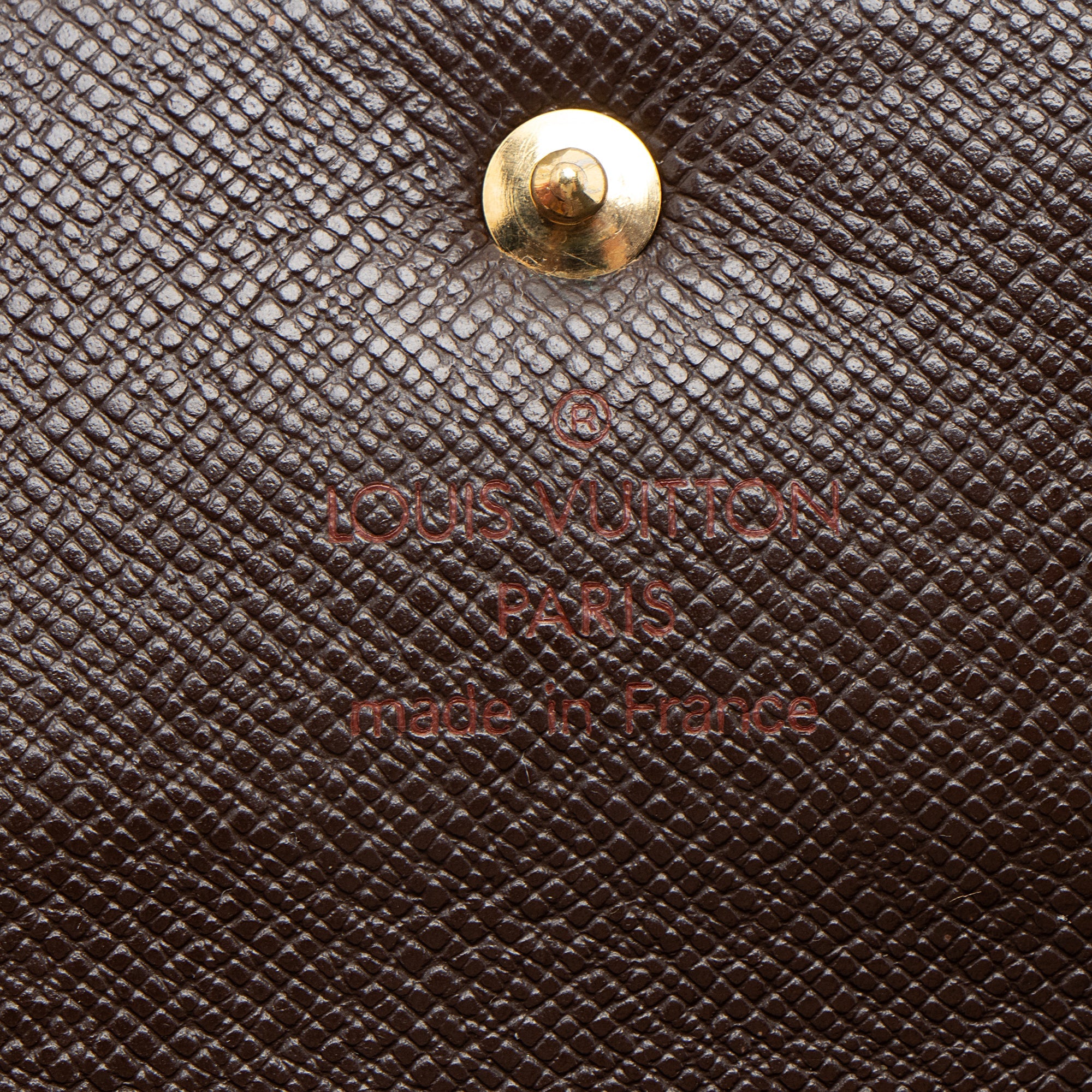 Louis Vuitton Vintage Damier Ebene Porte Tresor Etui Papiers Wallet