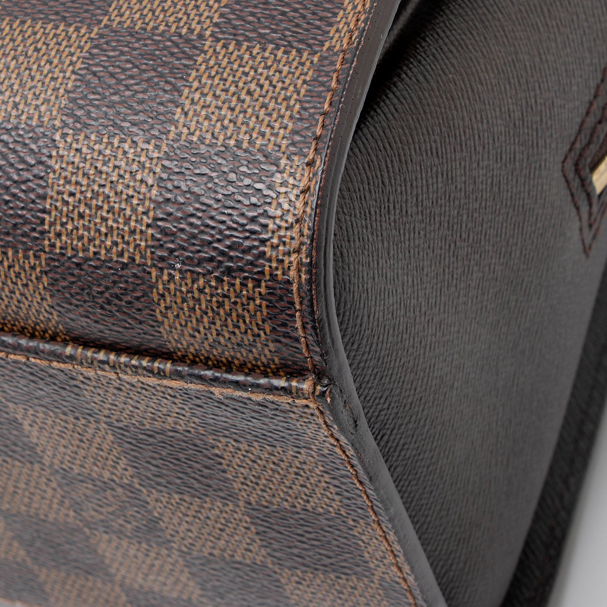 Louis Vuitton Vintage Damier Ebene Triana Satchel