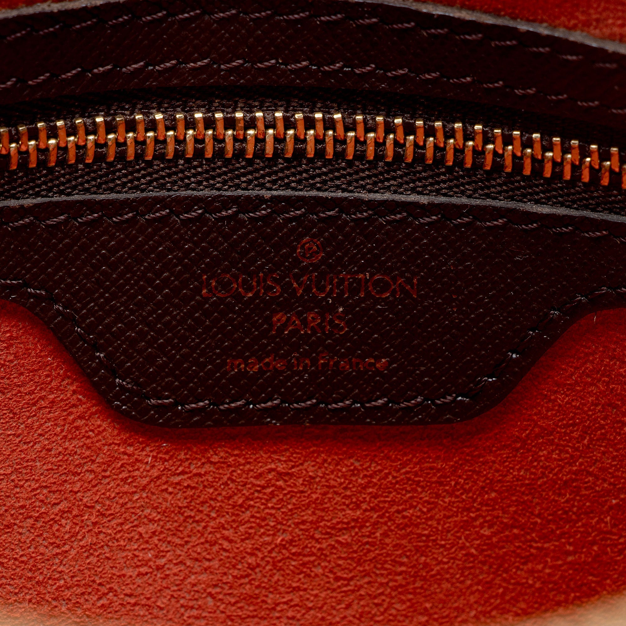 Louis Vuitton Vintage Damier Ebene Triana Satchel