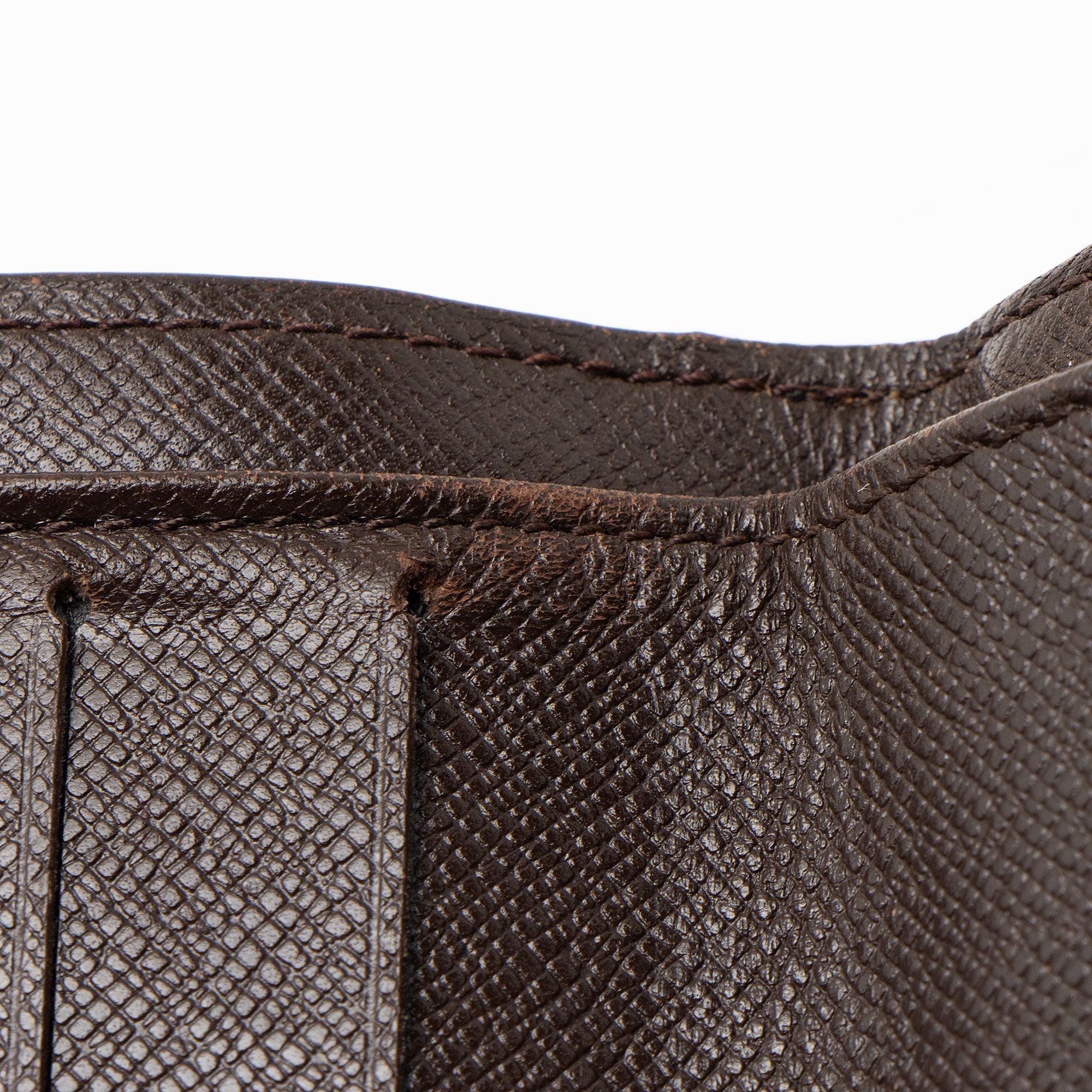 Louis Vuitton Vintage Damier Ebene Zipped Compact Wallet