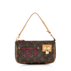 Louis Vuitton Vintage Limited Edition Monogram Perforated Pochette Accessoires