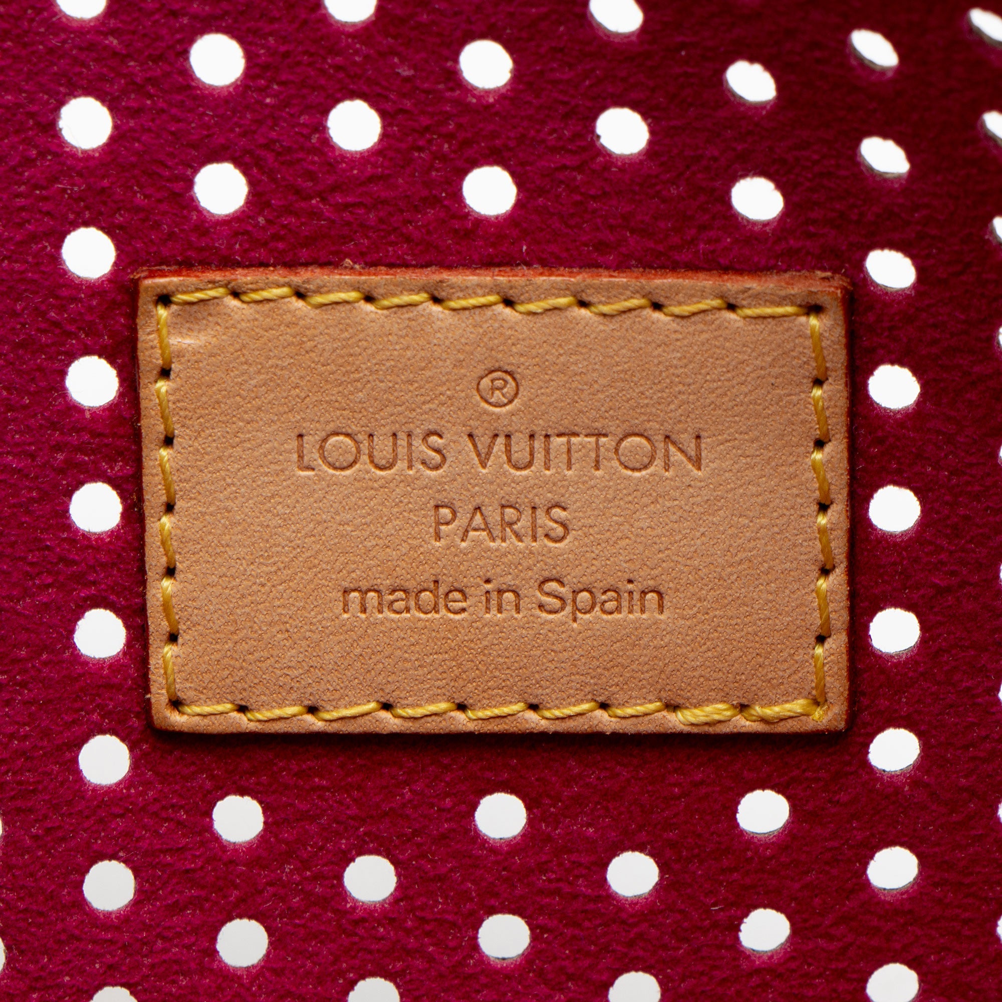 Louis Vuitton Vintage Limited Edition Monogram Perforated Pochette Accessoires