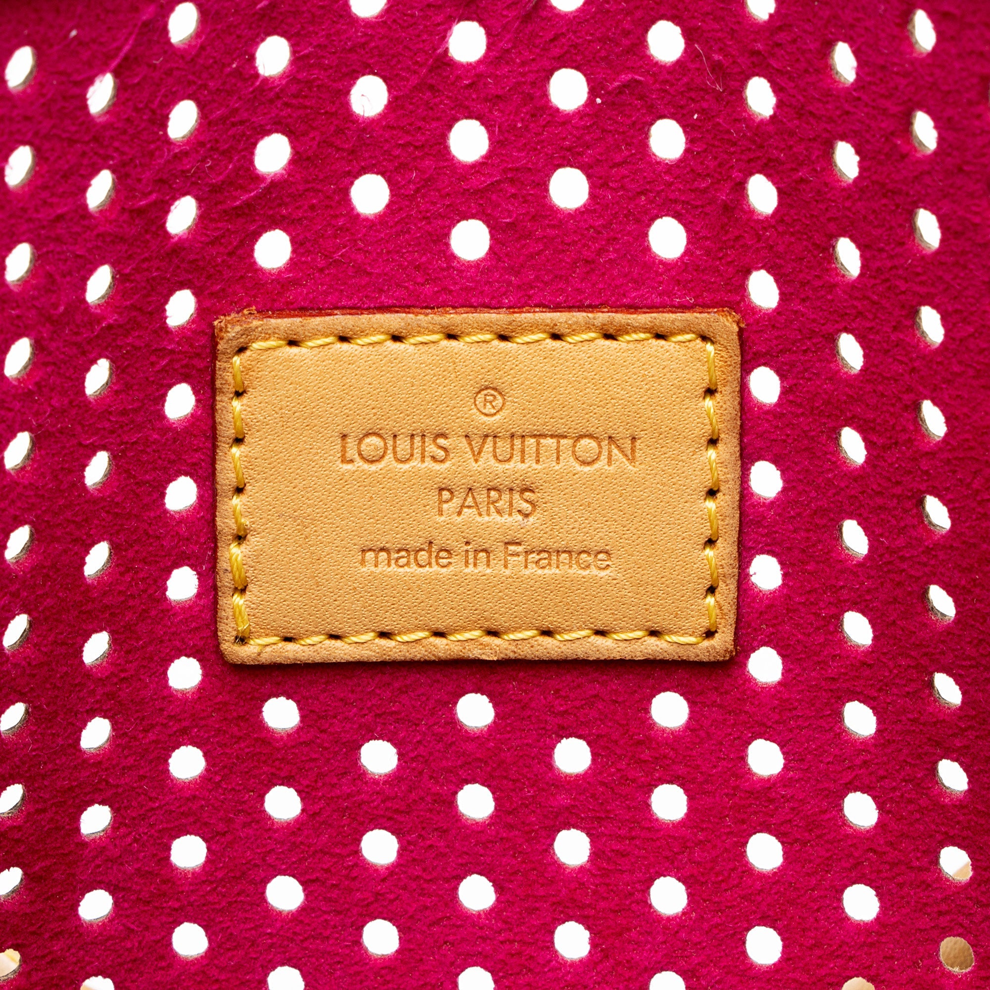 Louis Vuitton Vintage Limited Edition Monogram Perforated Speedy 30 Satchel
