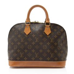 Louis Vuitton Vintage Monogram Canvas Alma PM Satchel