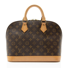 Louis Vuitton Vintage Monogram Canvas Alma PM Satchel