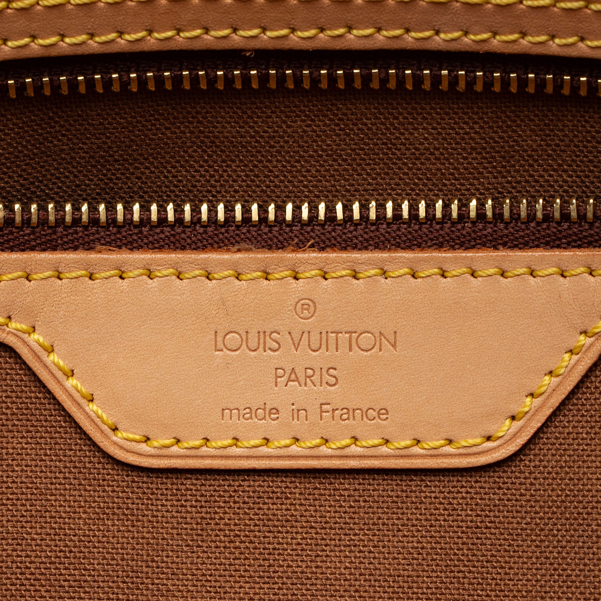 Louis Vuitton Vintage Monogram Canvas Cabas Mezzo Tote