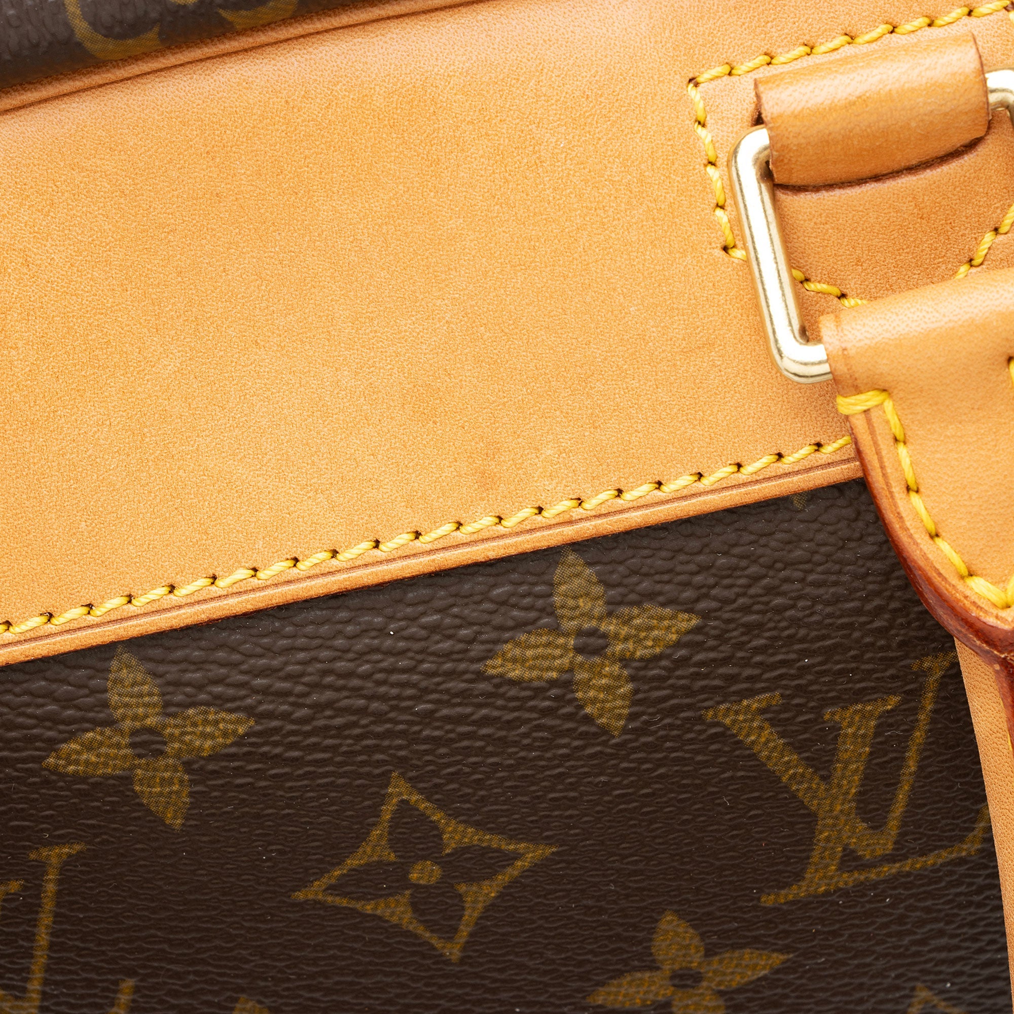 Louis Vuitton Vintage Monogram Canvas Deauville Satchel