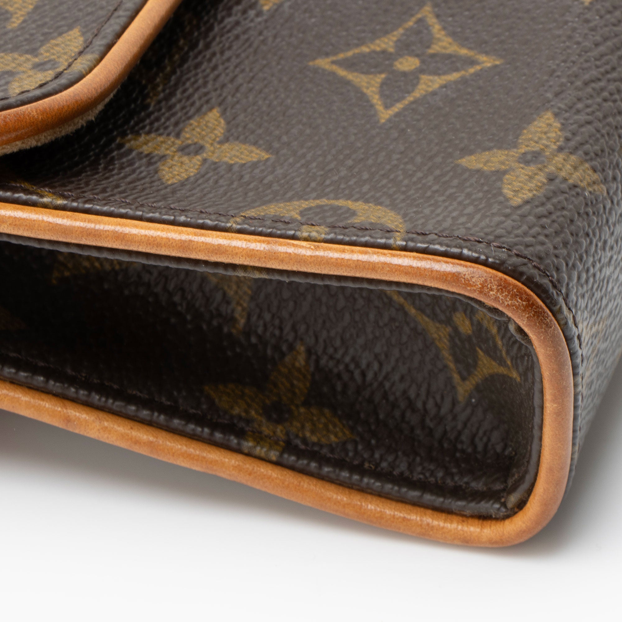 Louis Vuitton Vintage Monogram Canvas Florentine Pochette Belt Bag