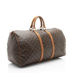 Louis Vuitton Vintage Monogram Canvas Keepall 55 Duffle