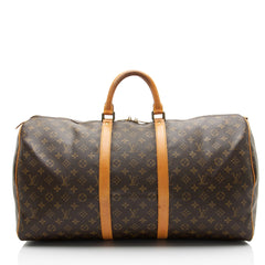 Louis Vuitton Vintage Monogram Canvas Keepall 55 Duffle