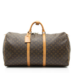Louis Vuitton Vintage Monogram Canvas Keepall 60 Duffle