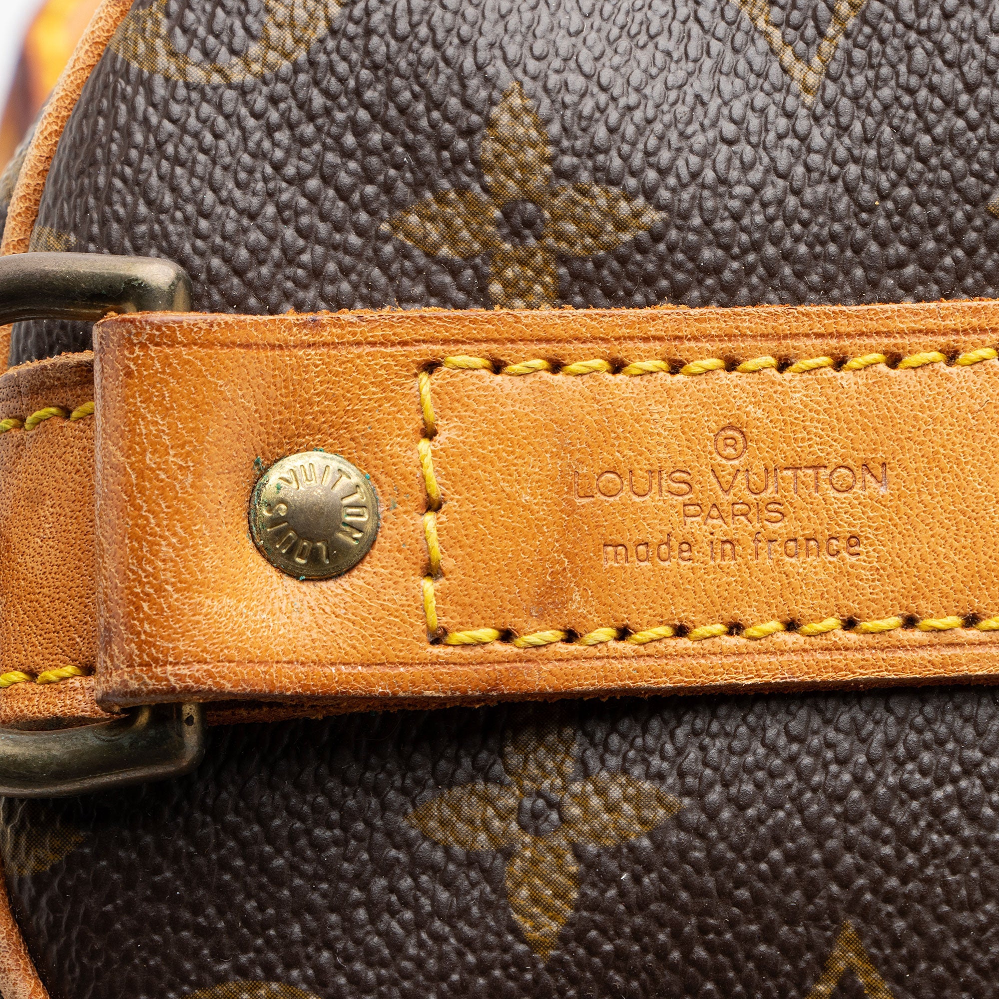 Louis Vuitton Vintage Monogram Canvas Keepall Bandouliere 50 Duffle