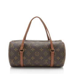 Louis Vuitton Vintage Monogram Canvas Papillon 26 Satchel