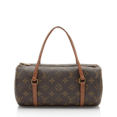 Louis Vuitton Vintage Monogram Canvas Papillon 26 Satchel