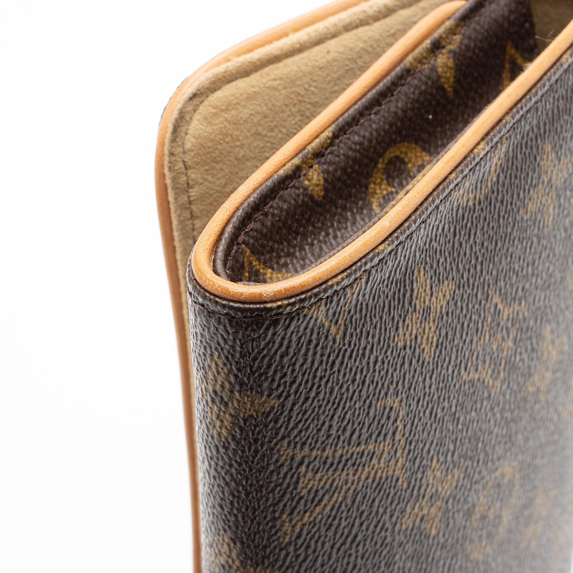 Louis Vuitton Vintage Monogram Canvas Pochette Twin GM Shoulder Bag