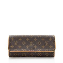 Louis Vuitton Vintage Monogram Canvas Pochette Twin GM Shoulder Bag
