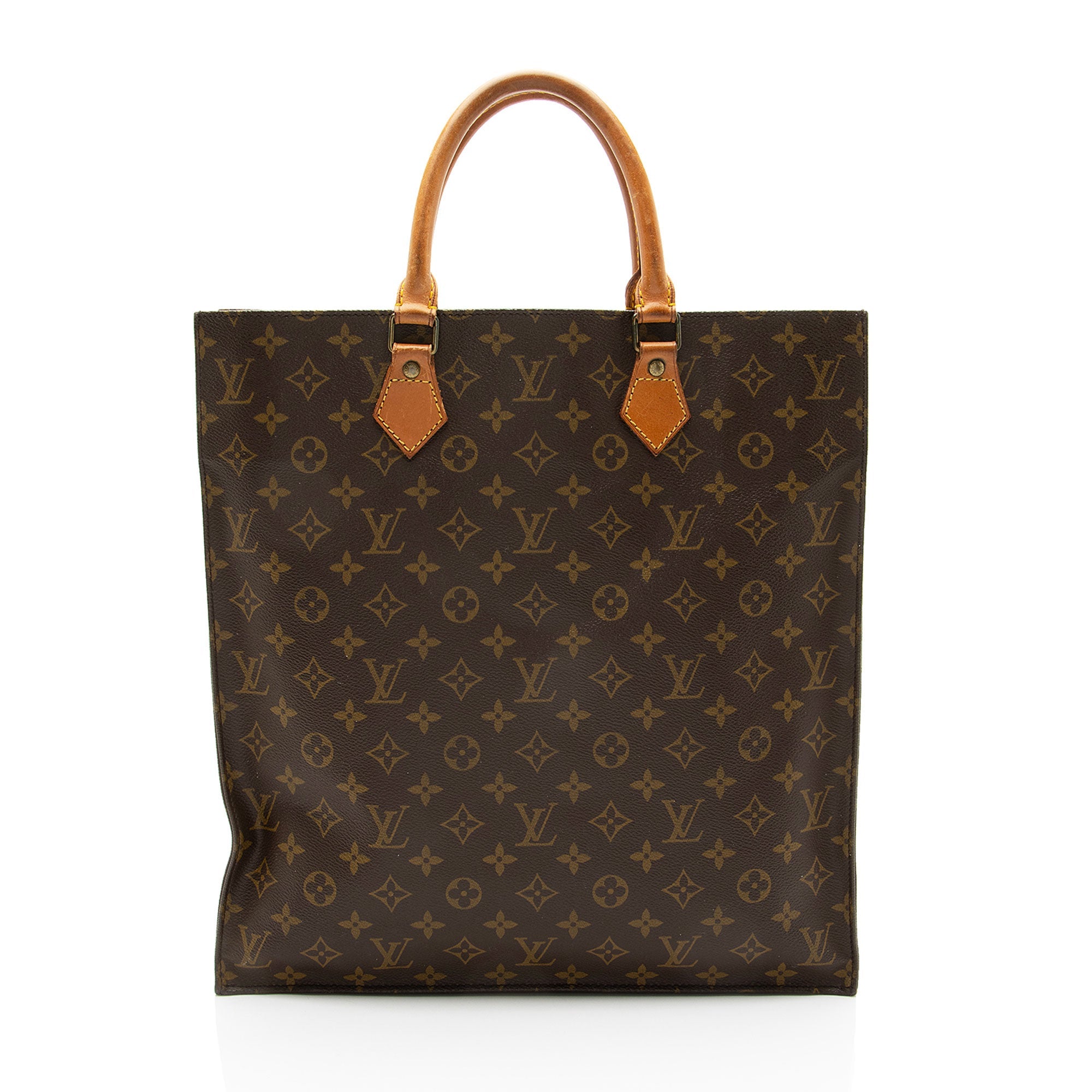 Louis Vuitton Vintage Monogram Canvas Sac Plat Tote