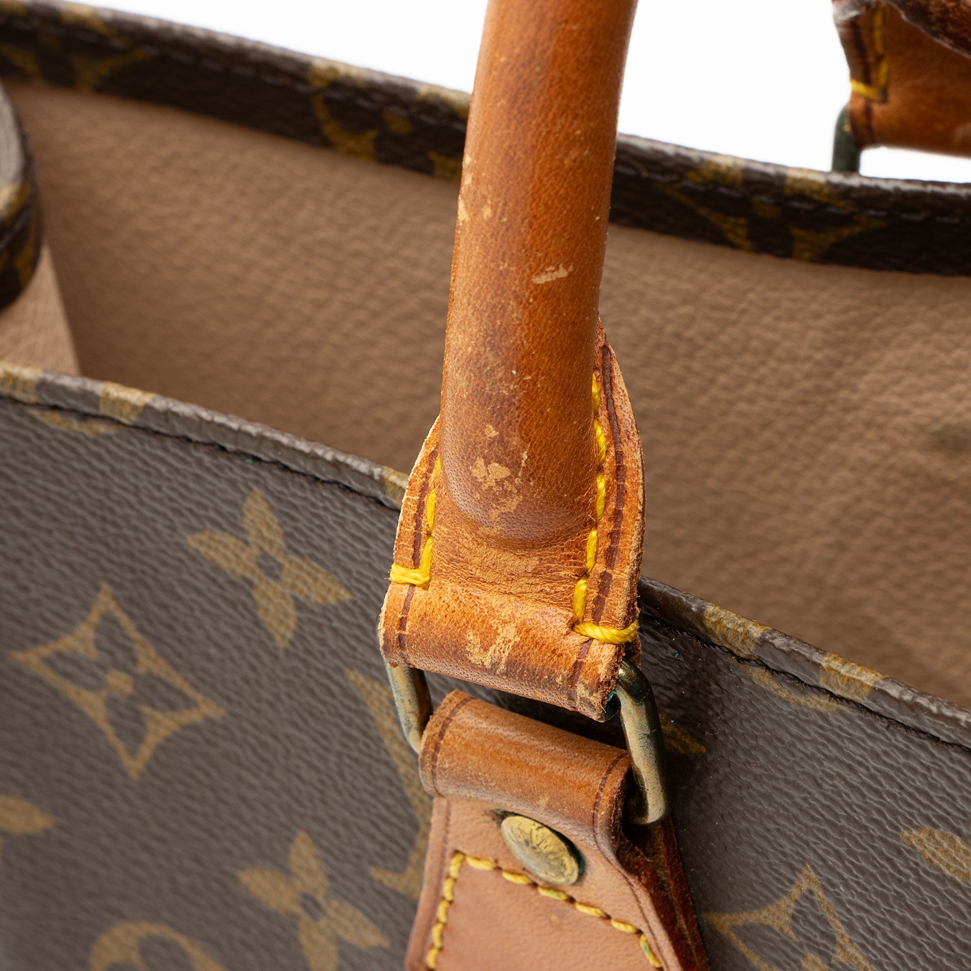Louis Vuitton Vintage Monogram Canvas Sac Plat Tote