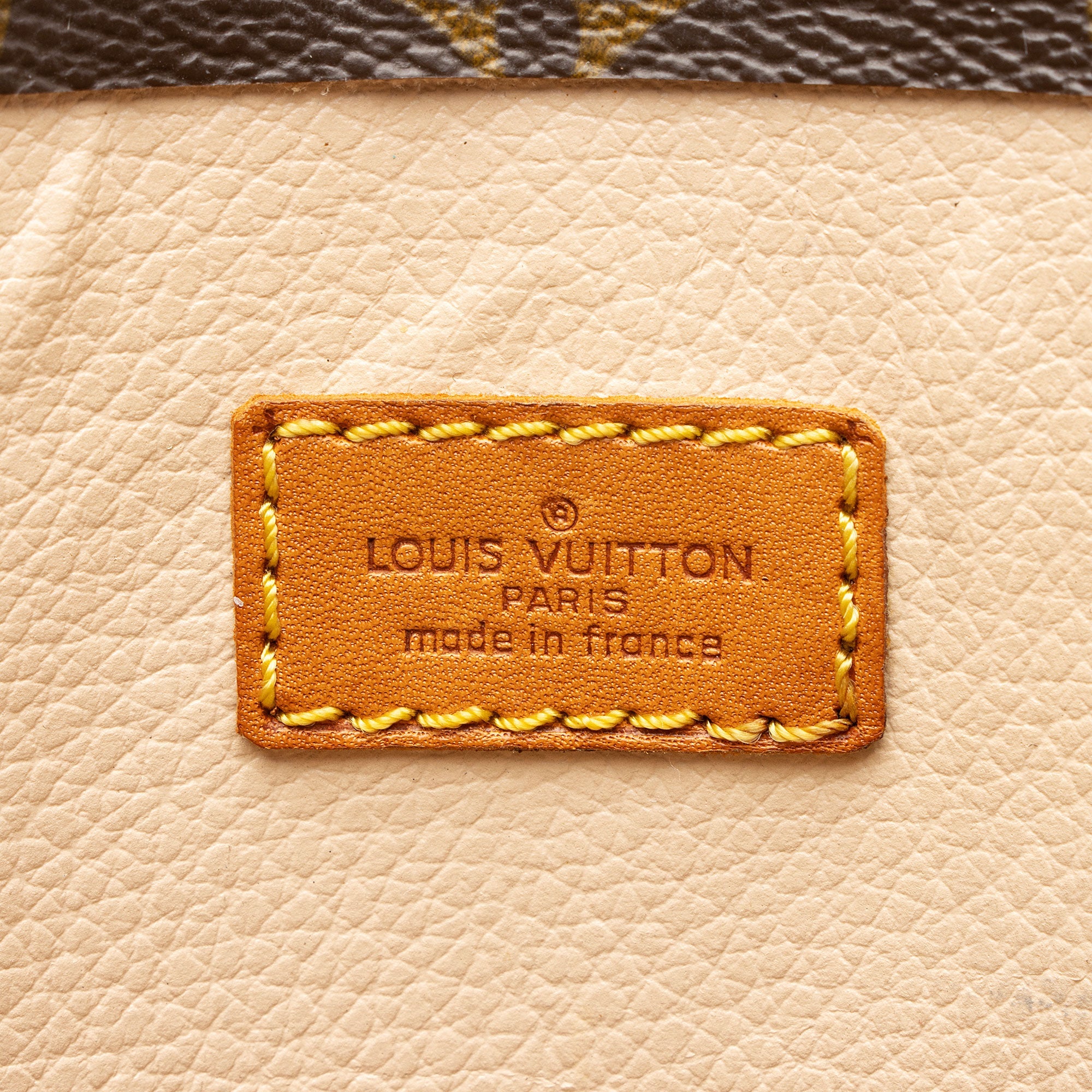 Louis Vuitton Vintage Monogram Canvas Sac Plat Tote