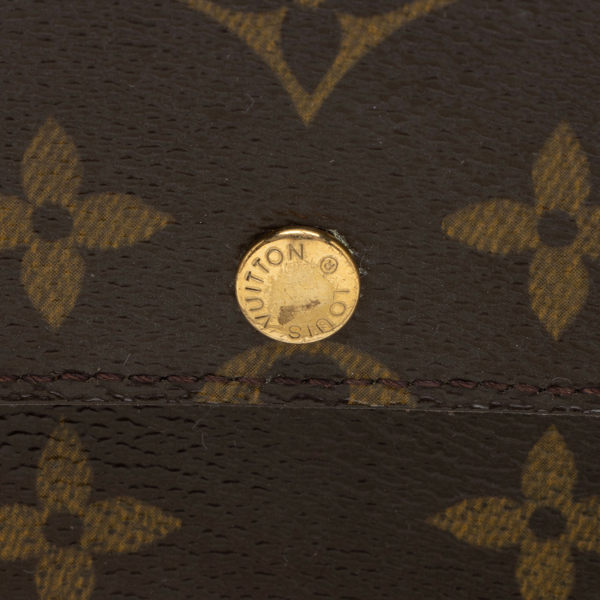 Louis Vuitton Vintage Monogram Canvas Sarah Wallet