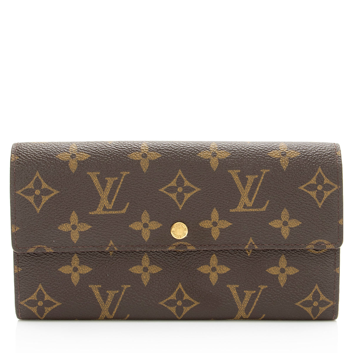 Louis Vuitton Vintage Monogram Canvas Sarah Wallet
