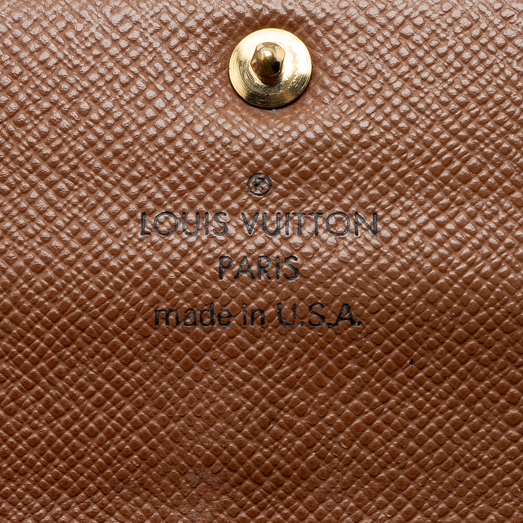 Louis Vuitton Vintage Monogram Canvas Sarah Wallet