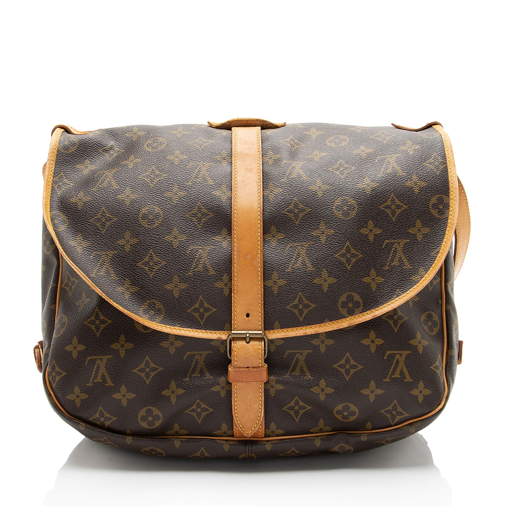 Louis Vuitton Vintage Monogram Canvas Saumur 35 Messenger