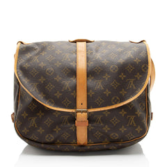 Louis Vuitton Vintage Monogram Canvas Saumur 35 Messenger