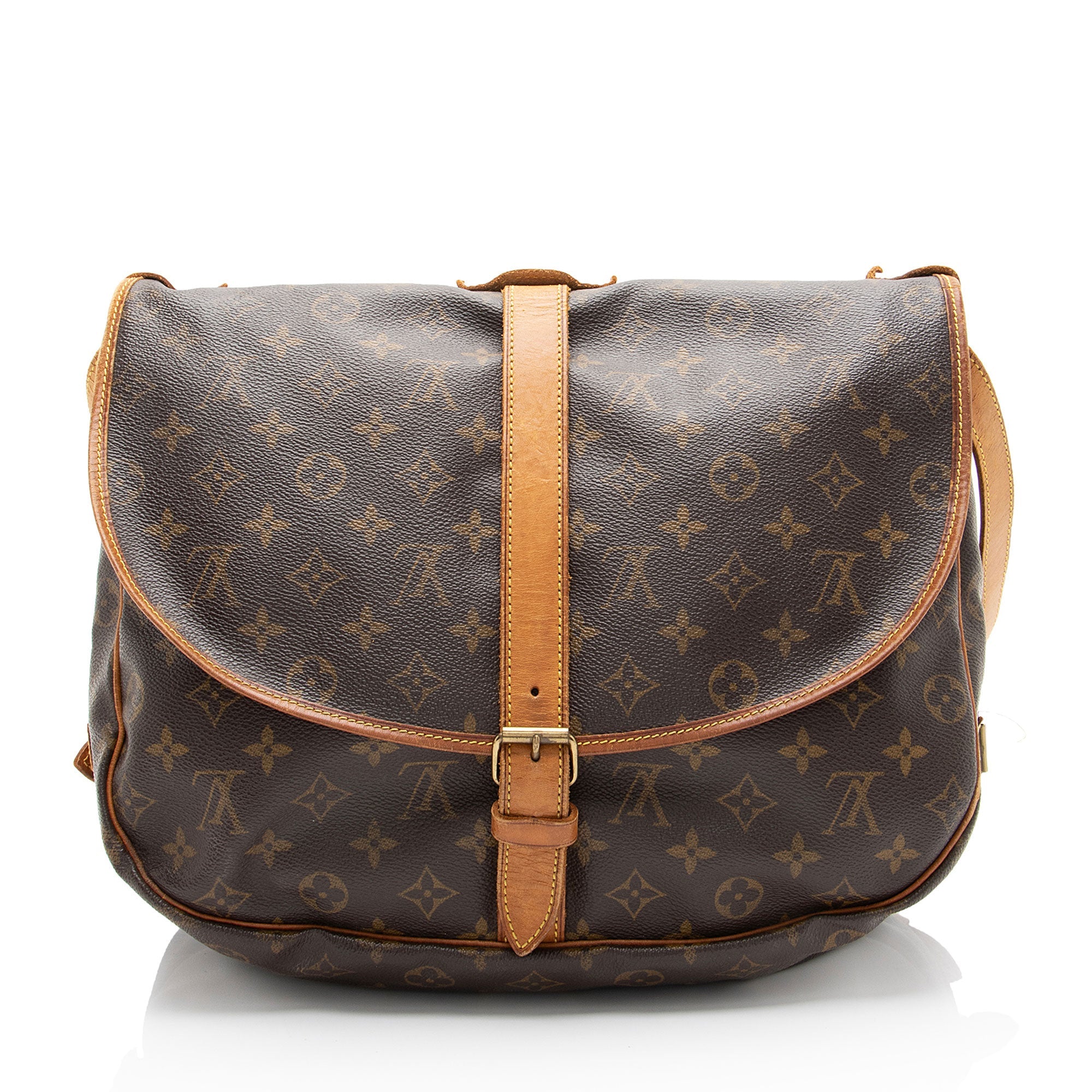 Louis Vuitton Vintage Monogram Canvas Saumur 35 Messenger