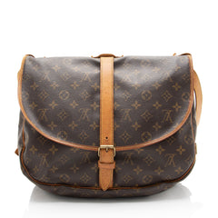 Louis Vuitton Vintage Monogram Canvas Saumur 35 Messenger