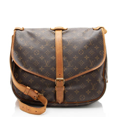 Louis Vuitton Vintage Monogram Canvas Saumur 35 Messenger