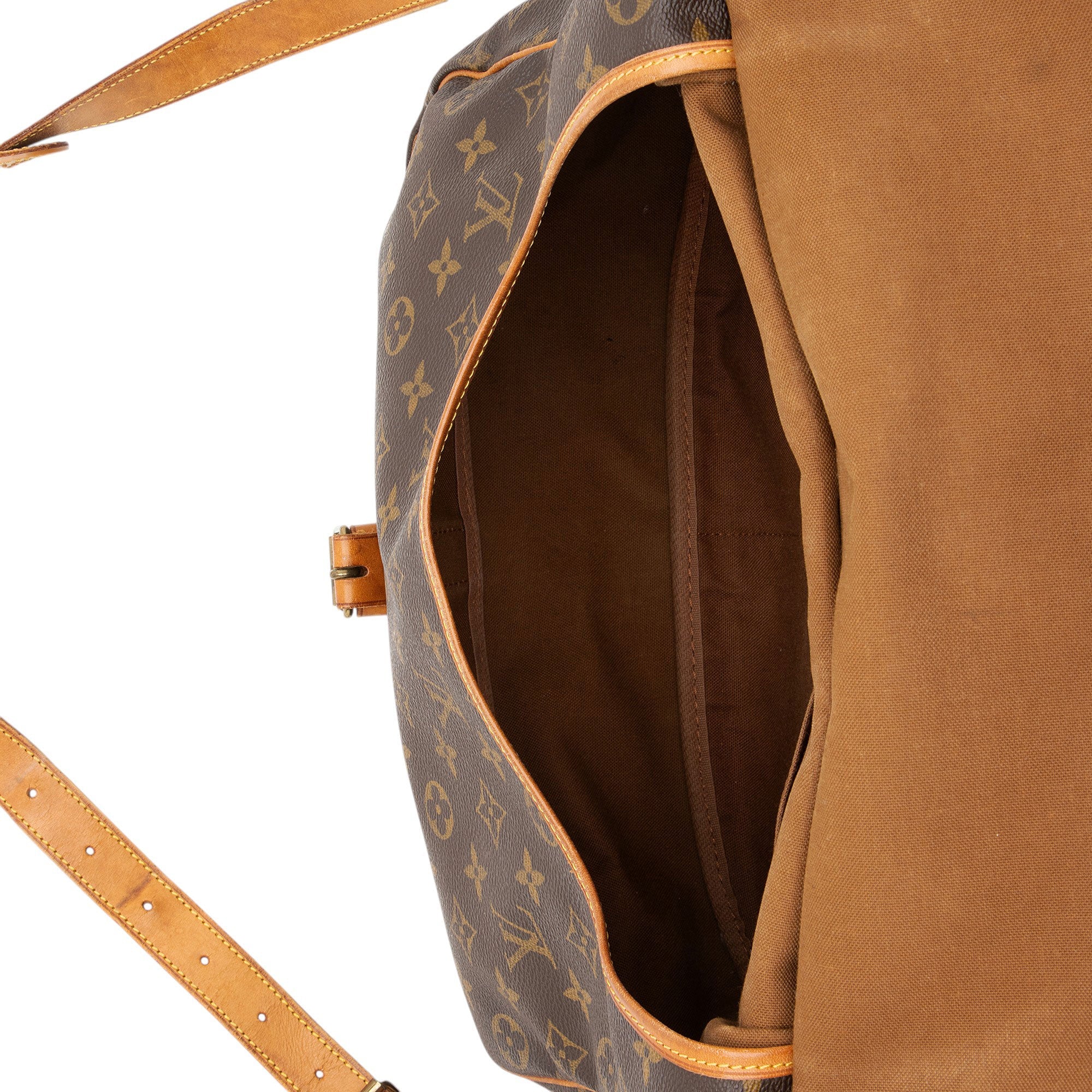 Louis Vuitton Vintage Monogram Canvas Saumur 35 Messenger