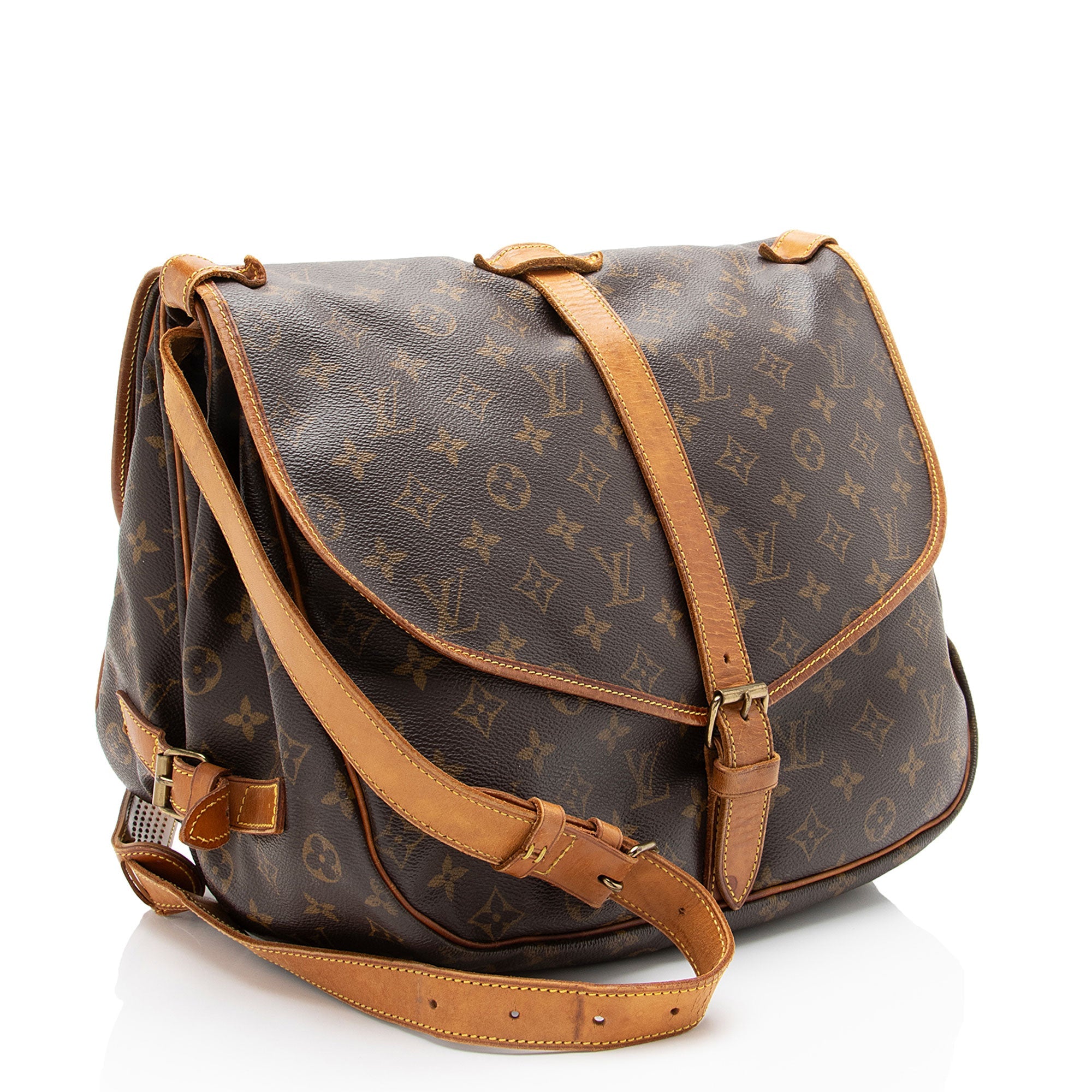 Louis Vuitton Vintage Monogram Canvas Saumur 35 Messenger