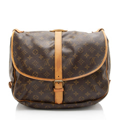 Louis Vuitton Vintage Monogram Canvas Saumur 35 Messenger