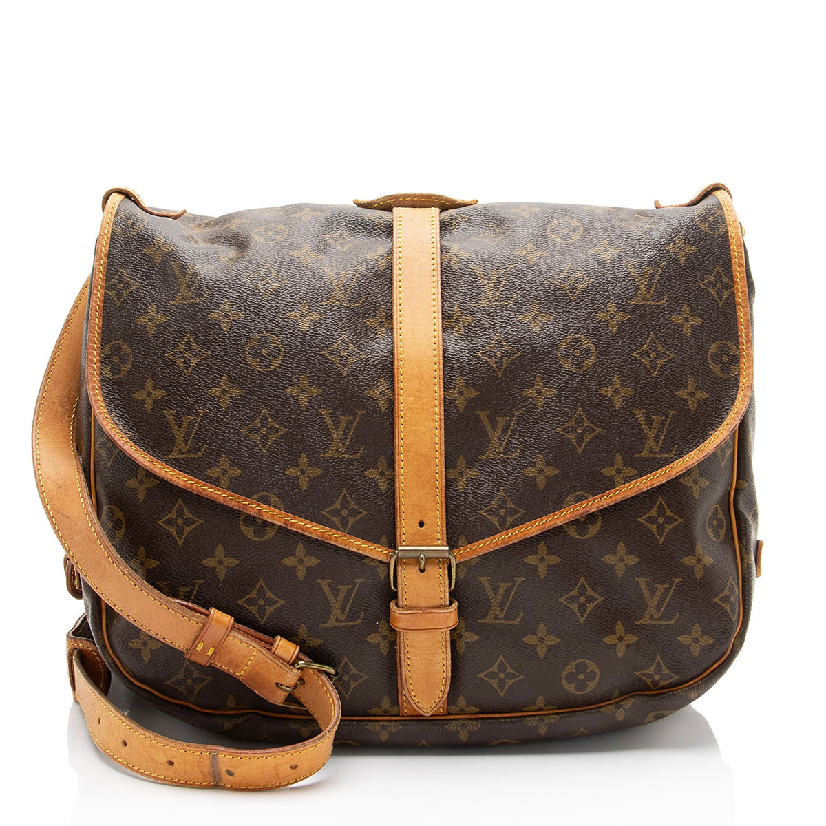 Louis Vuitton Vintage Monogram Canvas Saumur 35 Messenger