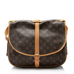 Louis Vuitton Vintage Monogram Canvas Saumur 35 Messenger