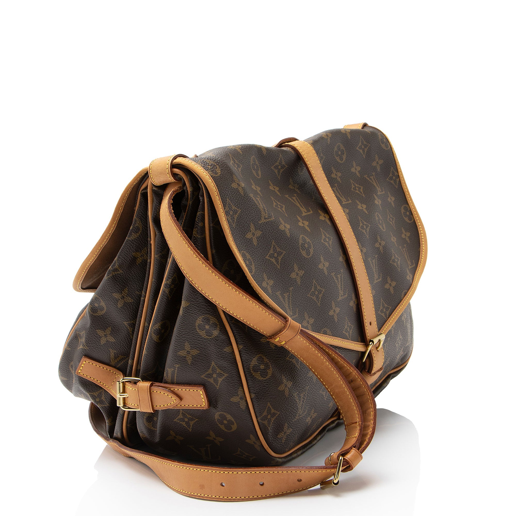 Louis Vuitton Vintage Monogram Canvas Saumur 35 Messenger