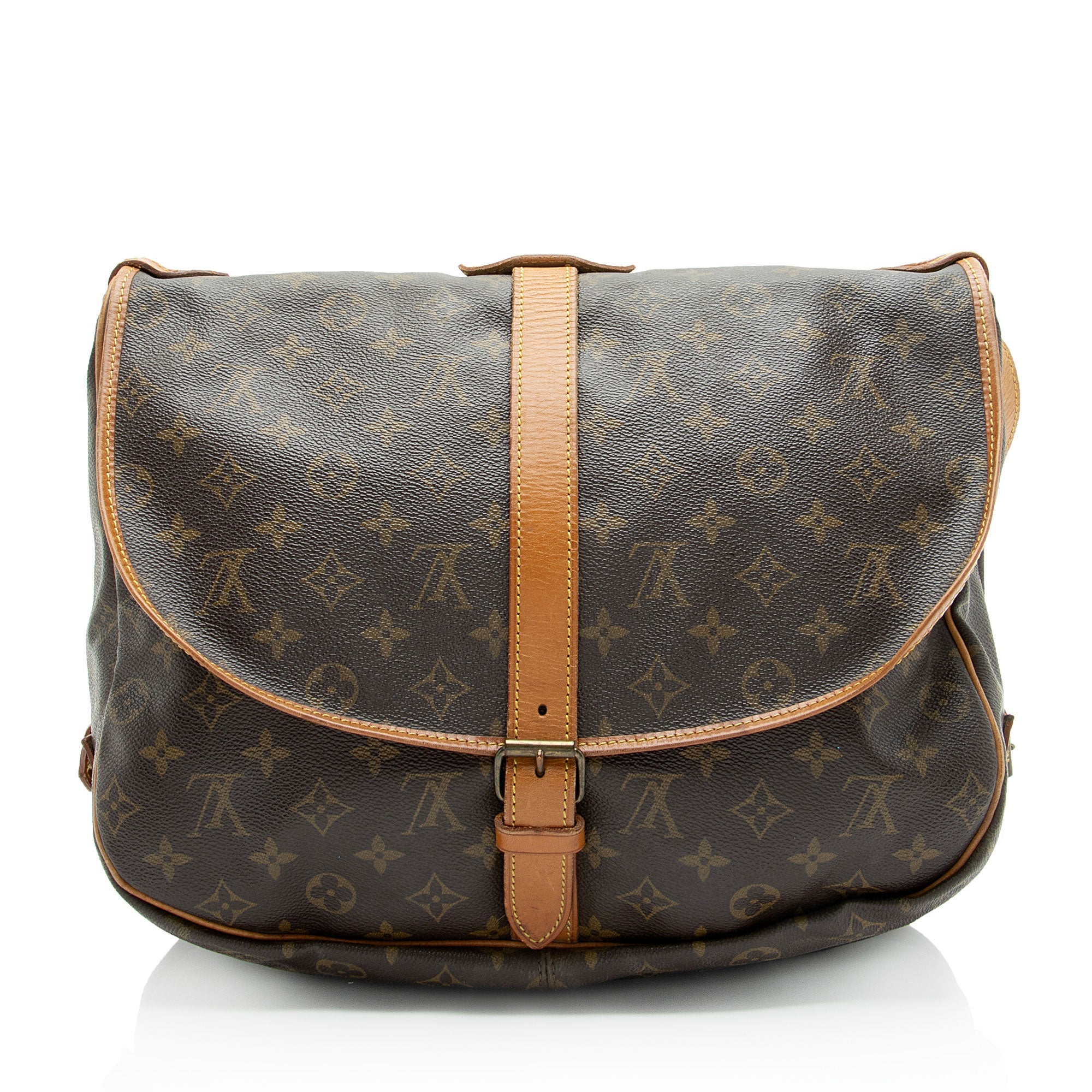 Louis Vuitton Vintage Monogram Canvas Saumur 35 Messenger