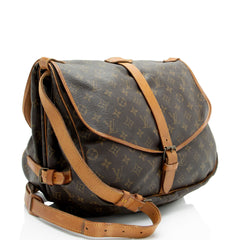 Louis Vuitton Vintage Monogram Canvas Saumur 35 Messenger
