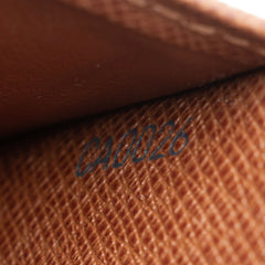 Louis Vuitton Vintage Monogram Canvas Zipped Compact Wallet