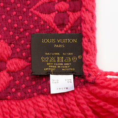 Louis Vuitton Wool Silk Logomania Scarf