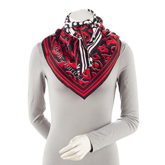 Louis Vuitton x Urs Fischer Silk Multicolor Monogram 90cm Scarf