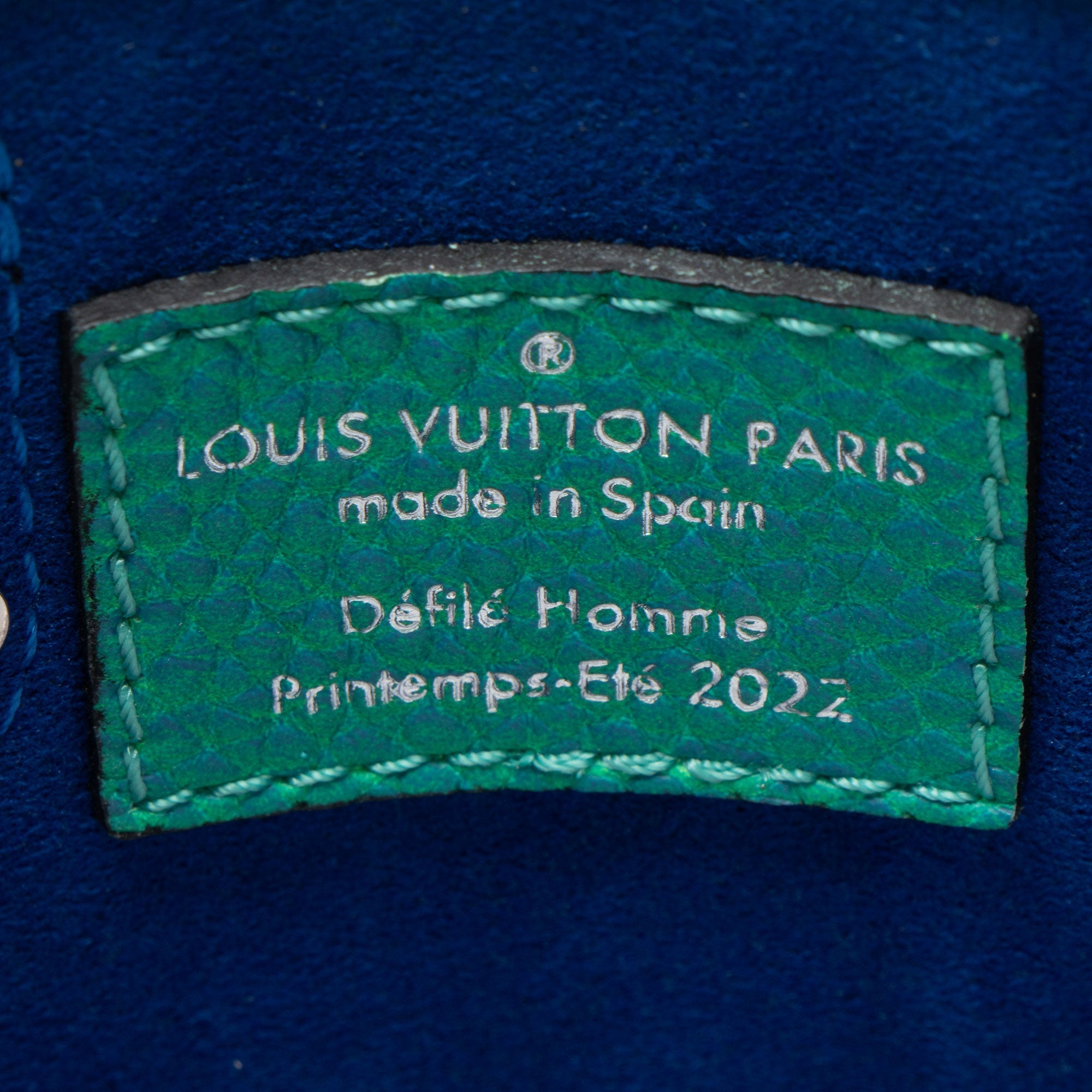 Louis Vuitton x Virgil Abloh Taurillon Illusion Petit Sac Plat Shoulder Bag