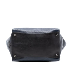 Prada Bicolor Glace Calf Sound Lock Satchel