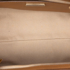 Prada Bicolor Saffiano Cuir Trimmed Leather Satchel