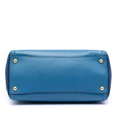Prada Bicolor Saffiano Lux Galleria Satchel