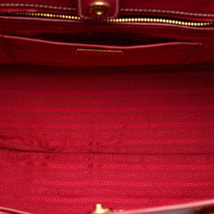 Prada Bicolor Saffiano Lux Satchel