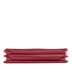 Prada Bicolor Saffiano Lux Wallet On Strap